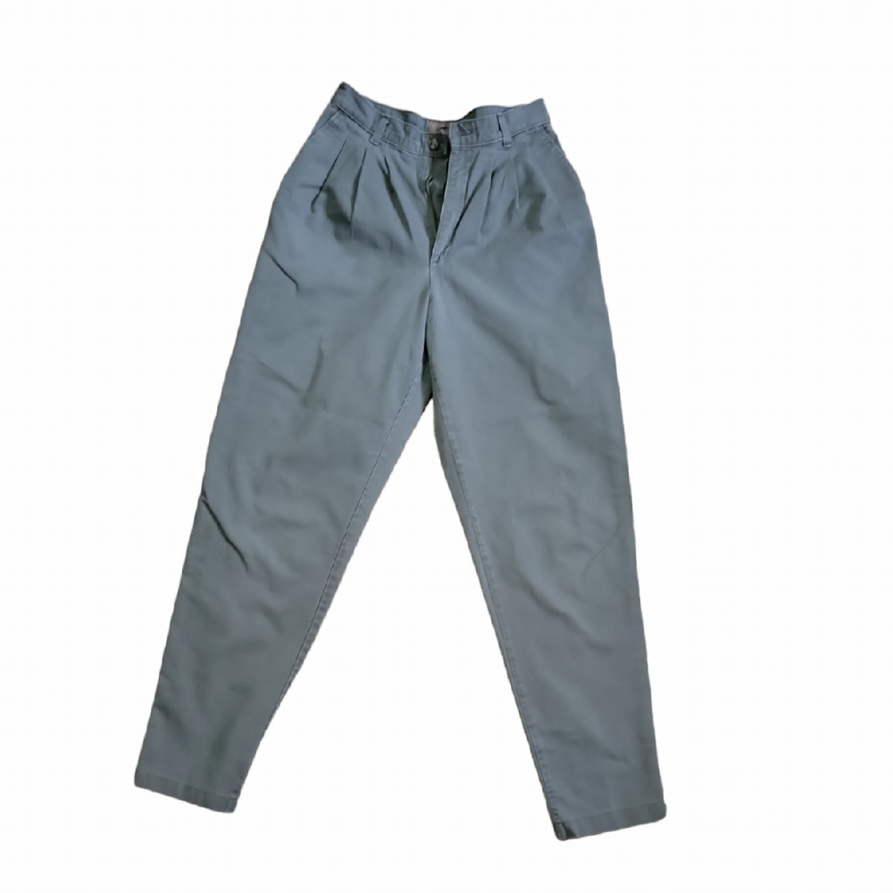 Lee Green Vintage High Rise Cotton Trousers Size 8